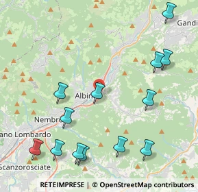 Mappa Via Ezio Tarantelli, 24021 Albino BG, Italia (5.00077)