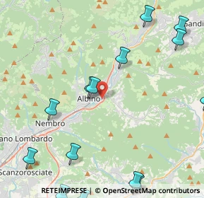 Mappa Via Ezio Tarantelli, 24021 Albino BG, Italia (6.118)