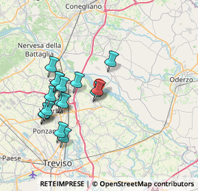 Mappa Vicolo Piave, 31052 Maserada sul Piave TV, Italia (6.91563)