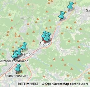 Mappa Viale Libertà, 24021 Albino BG, Italia (4.485)