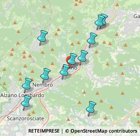 Mappa Viale Libertà, 24021 Albino BG, Italia (3.83818)
