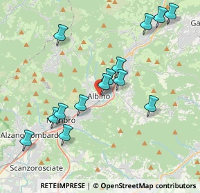 Mappa Viale Libertà, 24021 Albino BG, Italia (4.005)