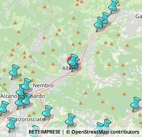 Mappa Viale Libertà, 24021 Albino BG, Italia (6.798)