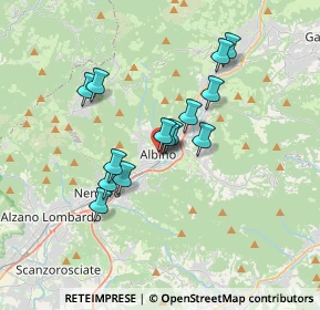 Mappa Viale Libertà, 24021 Albino BG, Italia (2.785)