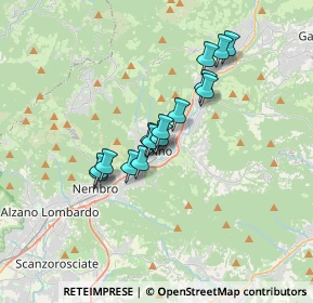 Mappa Viale Libertà, 24021 Albino BG, Italia (2.52533)