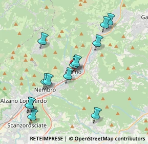 Mappa Viale Libertà, 24021 Albino BG, Italia (4.06308)