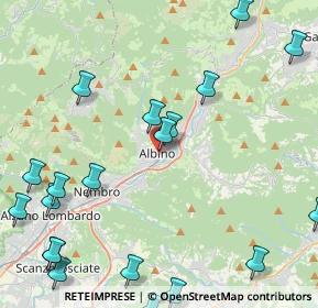 Mappa Viale Libertà, 24021 Albino BG, Italia (5.887)