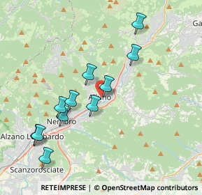 Mappa Viale Libertà, 24021 Albino BG, Italia (3.82545)