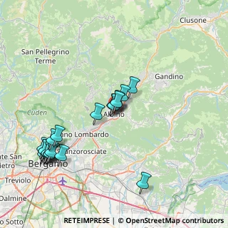 Mappa Viale Libertà, 24021 Albino BG, Italia (8.529)