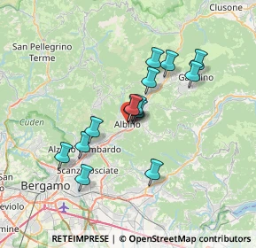 Mappa Viale Libertà, 24021 Albino BG, Italia (5.56)