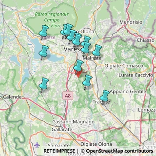 Mappa Via del Campo, 21040 Morazzone VA, Italia (6.79714)