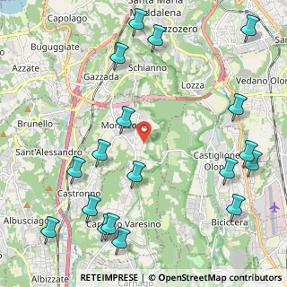 Mappa Via del Campo, 21040 Morazzone VA, Italia (2.82)