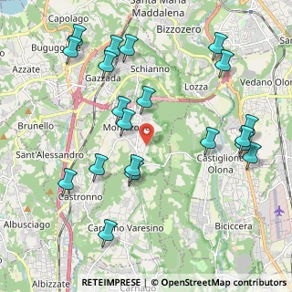 Mappa Via del Campo, 21040 Morazzone VA, Italia (2.329)