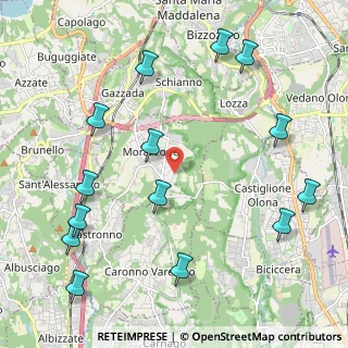 Mappa Via del Campo, 21040 Morazzone VA, Italia (2.61143)