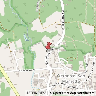 Mappa Via per olgiate 74, 22075 Oltrona di San Mamette, Como (Lombardia)