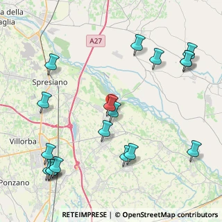 Mappa Via Spartaco Lantini, 31052 Maserada sul Piave TV, Italia (5.25444)