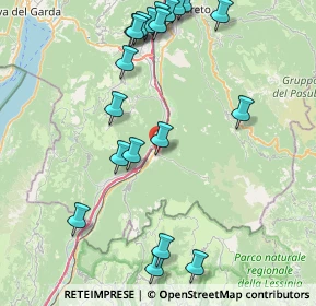 Mappa Largo Italia, 38061 Ala TN, Italia (9.7075)