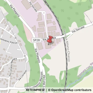 Mappa Via Socrate, 6, 22070 Casnate con Bernate, Como (Lombardia)