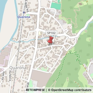 Mappa Via Gaetano Zuccone, 34, 13017 Quarona, Vercelli (Piemonte)