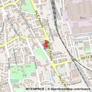 Mappa Via Ca' Rezzonico, 25, 36061 Bassano del Grappa, Vicenza (Veneto)
