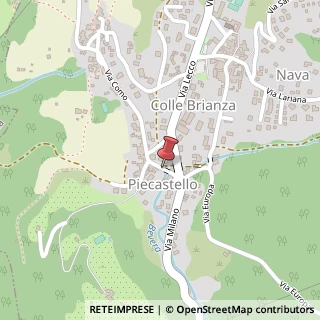 Mappa Via Giuseppe Parini, 1, 23886 Colle Brianza, Lecco (Lombardia)