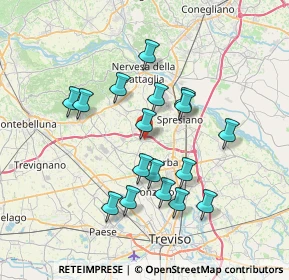 Mappa Via Conca, 31050 Povegliano TV, Italia (6.50118)