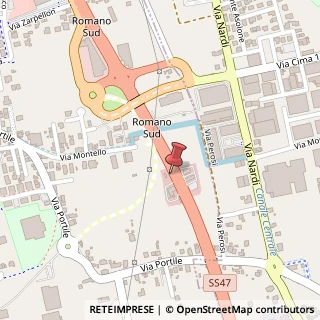 Mappa KM 42, 600, 36022 Cassola, Vicenza (Veneto)