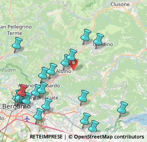 Mappa Via Fantoni Andrea, 24021 Albino BG, Italia (10.087)