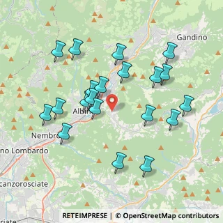 Mappa Via Fantoni Andrea, 24021 Albino BG, Italia (3.819)