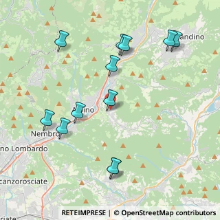 Mappa Via Fantoni Andrea, 24021 Albino BG, Italia (4.49167)