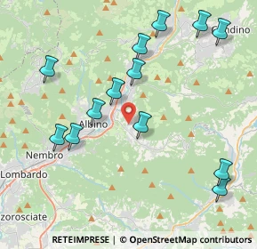 Mappa Via Fantoni Andrea, 24021 Albino BG, Italia (4.44615)