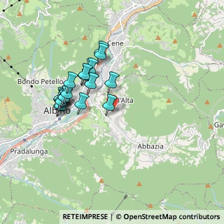 Mappa Via Fantoni Andrea, 24021 Albino BG, Italia (1.665)