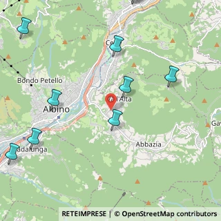 Mappa Via Fantoni Andrea, 24021 Albino BG, Italia (3.14333)