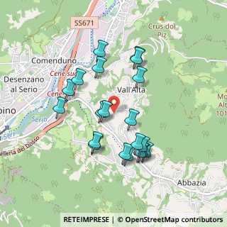 Mappa Via Fantoni Andrea, 24021 Albino BG, Italia (0.844)
