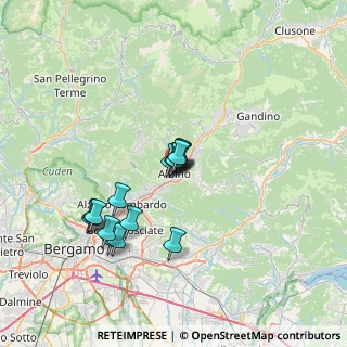 Mappa Piazza Libertà, 24021 Albino BG, Italia (5.86)
