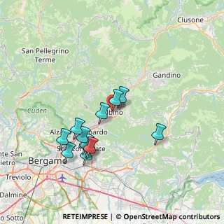 Mappa Piazza Libertà, 24021 Albino BG, Italia (6.76083)