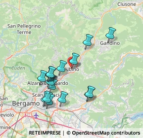 Mappa Piazza Libertà, 24021 Albino BG, Italia (6.97938)