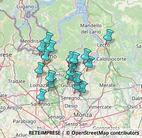 Mappa D'Erba, 22040 Lurago D'erba CO, Italia (10.14421)