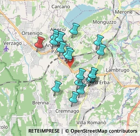 Mappa D'Erba, 22040 Lurago D'erba CO, Italia (1.392)
