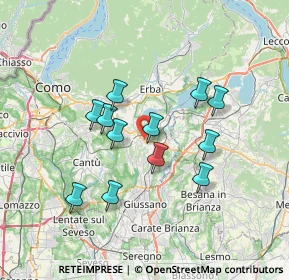 Mappa D'Erba, 22040 Lurago D'erba CO, Italia (5.97167)