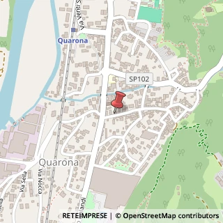 Mappa Via Gaetano Zuccone, 7, 13017 Quarona, Vercelli (Piemonte)