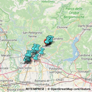 Mappa Via Ponte Albina, 24021 Albino BG, Italia (11.282)