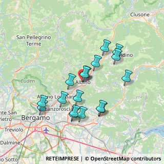 Mappa Via Ponte Albina, 24021 Albino BG, Italia (6.71765)