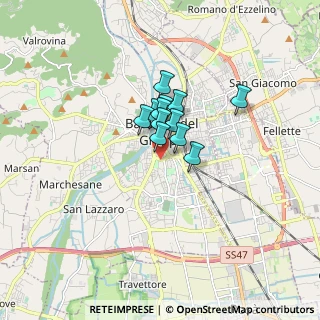 Mappa Via Ognissanti, 36061 Bassano del Grappa VI, Italia (0.90583)