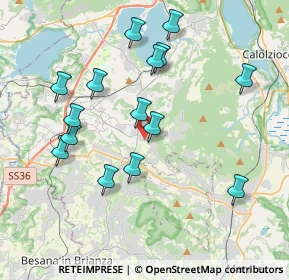 Mappa Via Dante Alighieri, 23896 Castello di Brianza LC, Italia (3.864)