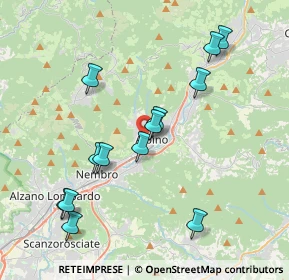 Mappa Via Giacomo Matteotti, 24021 Albino BG, Italia (3.99308)