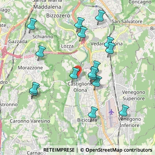 Mappa Via Pompeo e Silvio Mazzucchelli, 21043 Castiglione Olona VA, Italia (2.06438)