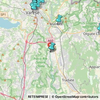 Mappa Via Pompeo e Silvio Mazzucchelli, 21043 Castiglione Olona VA, Italia (6.09182)