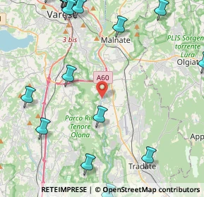 Mappa Via Pompeo e Silvio Mazzucchelli, 21043 Castiglione Olona VA, Italia (6.4815)