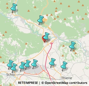 Mappa 36013 VICENZA VI, Italia (5.32364)